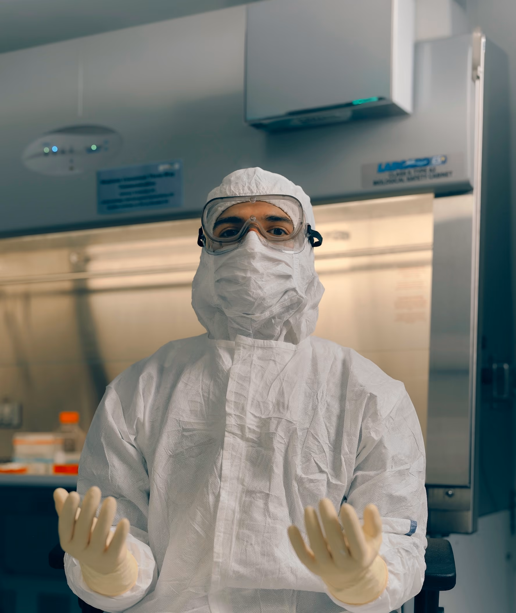 Immatics scientist in the lab