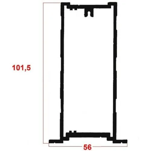 Aluminium-Kastenprofil
