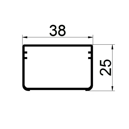 Aluminium-Kastenprofil