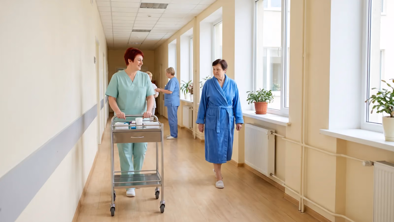 Czas pracy pielęgniarki: 7 godzin 35 minut na dobę, 37 godzin 55 minut w tygodniu, dyżur medyczny i odpoczynek