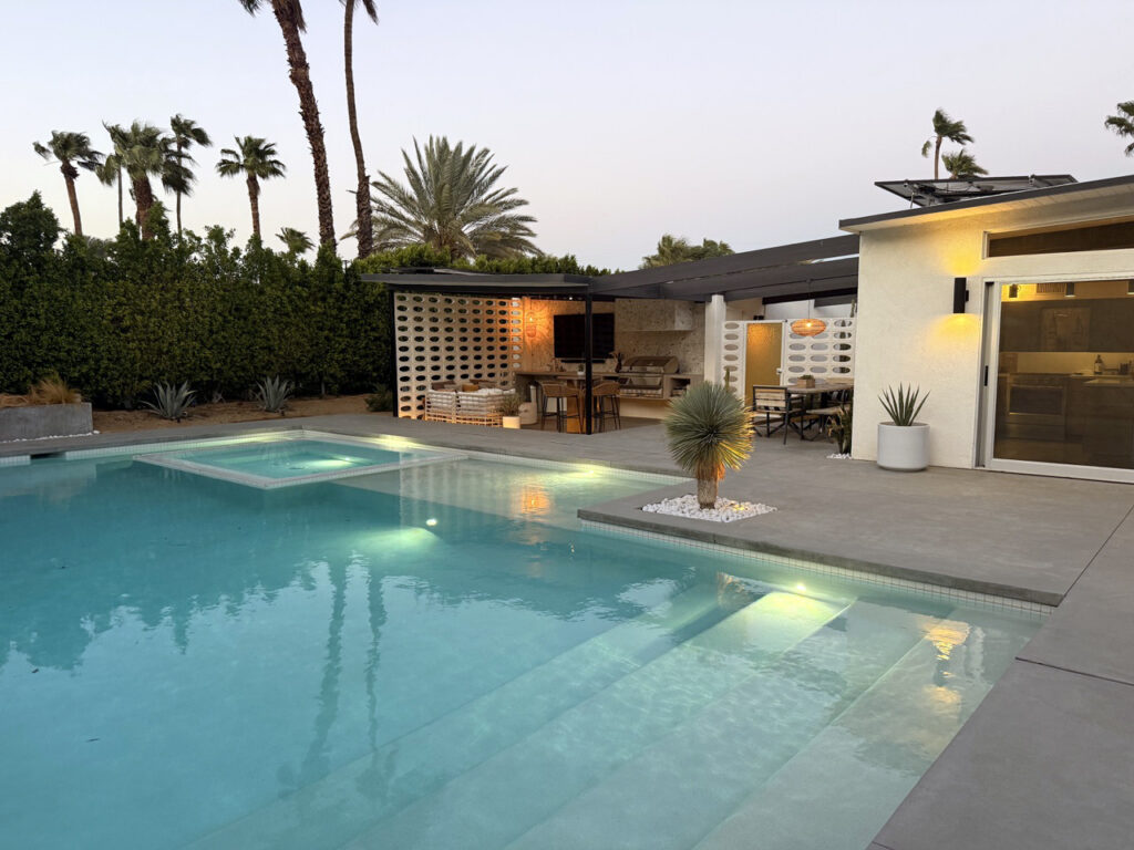 Bob Deck Modernist Mingle: a Krisel butterfly-roof house at 2135 Jacques Drive, Palm Springs