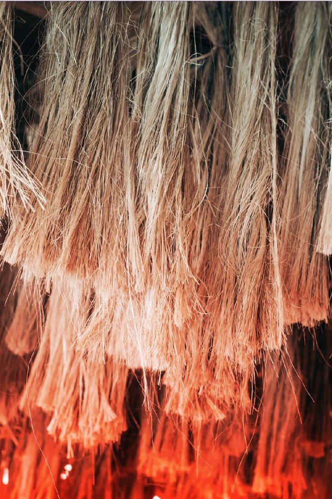 Abaca fibre drying