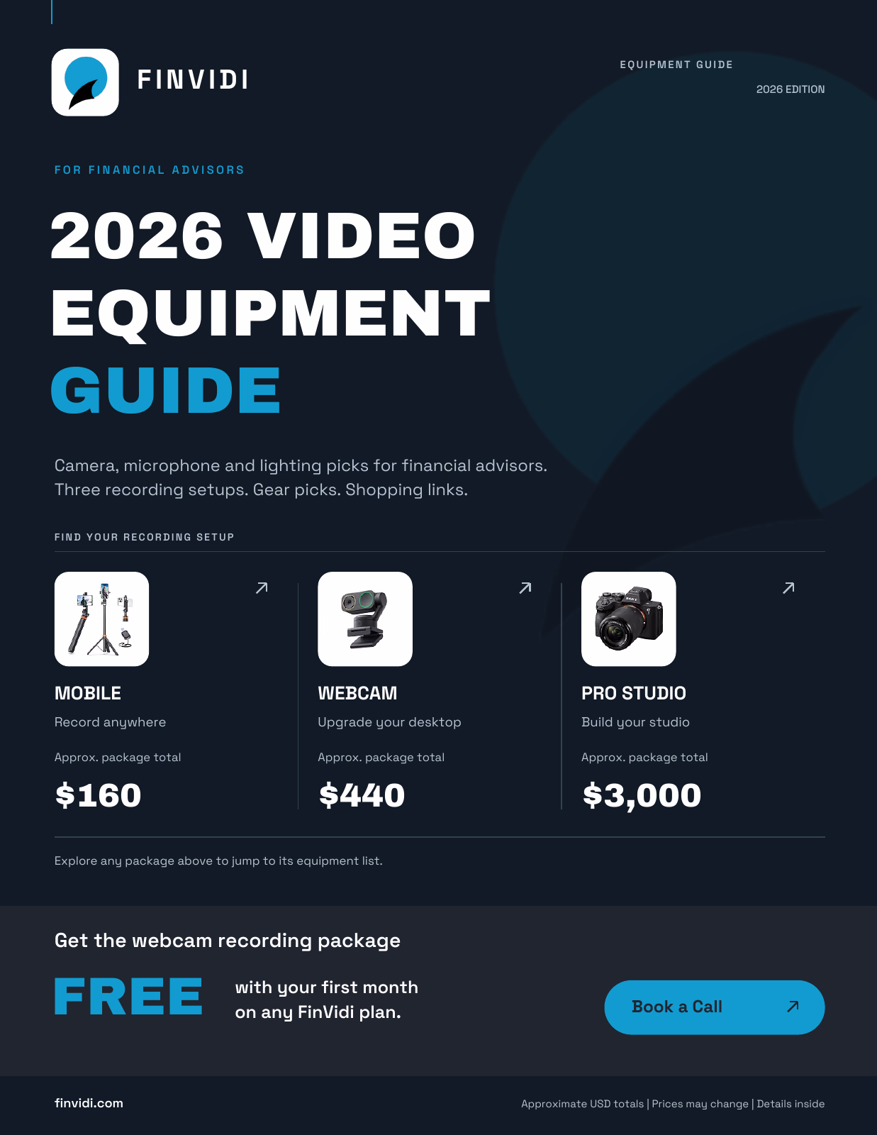 2026 Video Equipment Guide — camera, microphone and lighting picks
