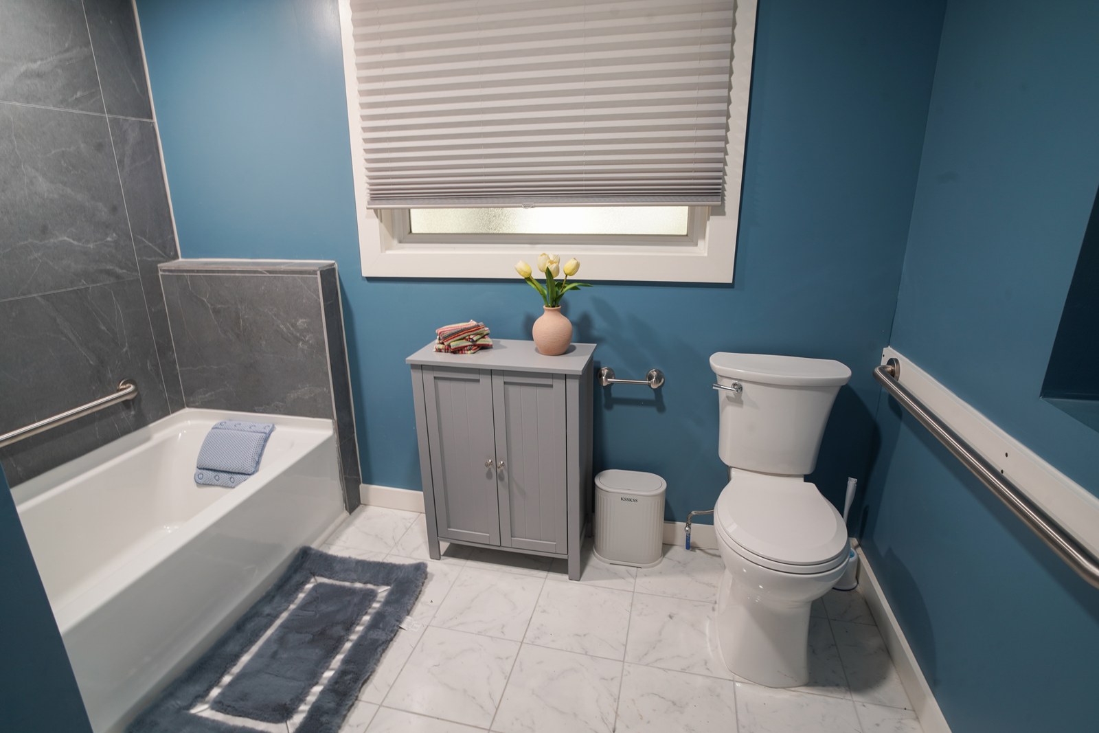 Comfortable bathroom facilities