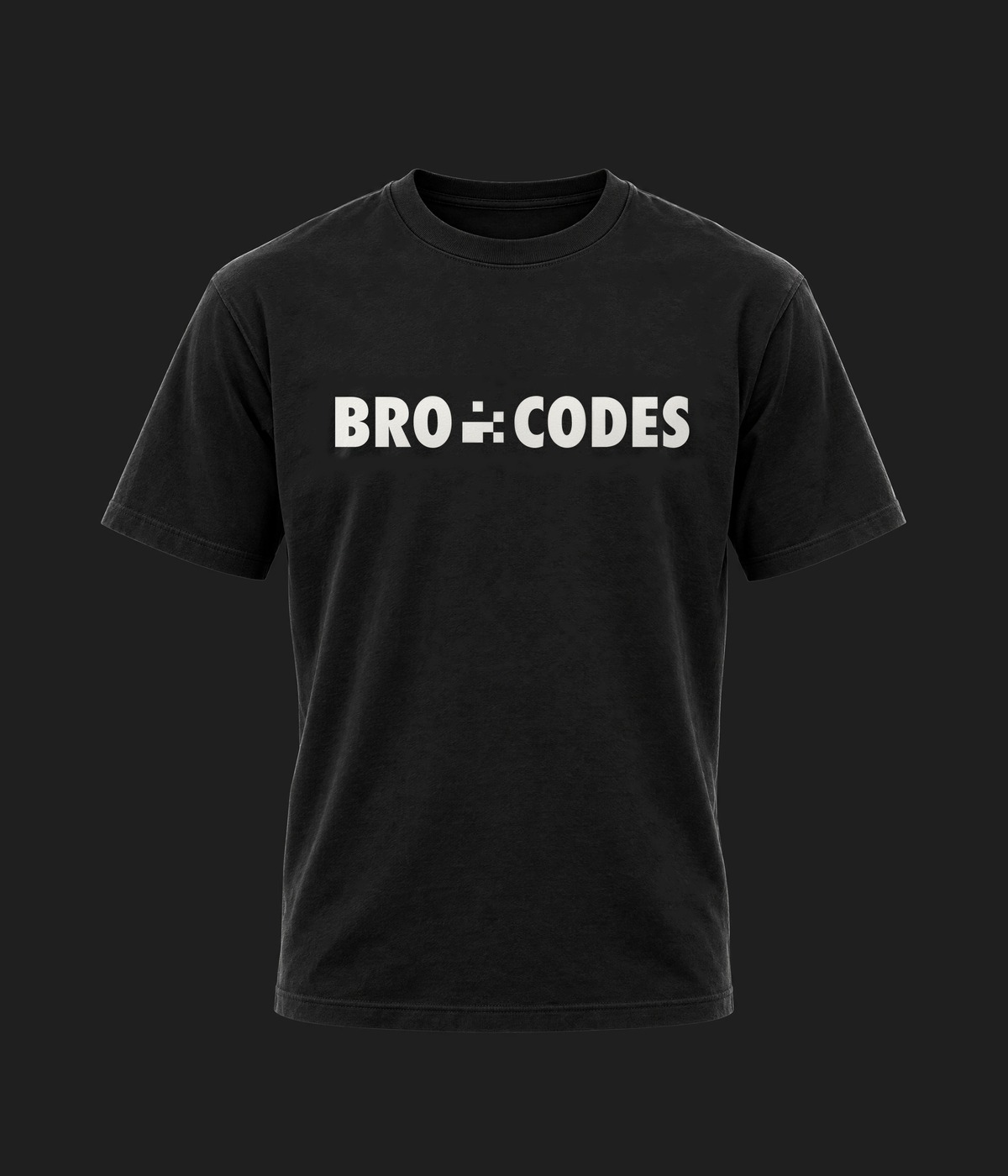 Black Bro Codes logo t-shirt