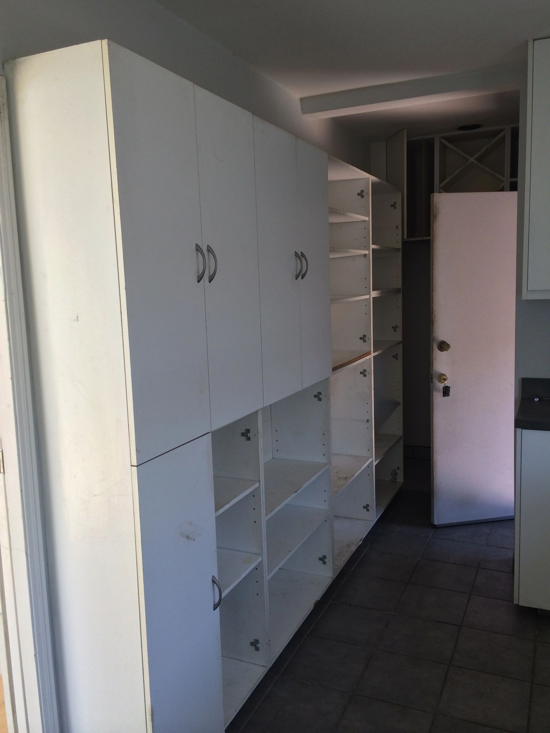 New cabinets in the West Hollywood rehab