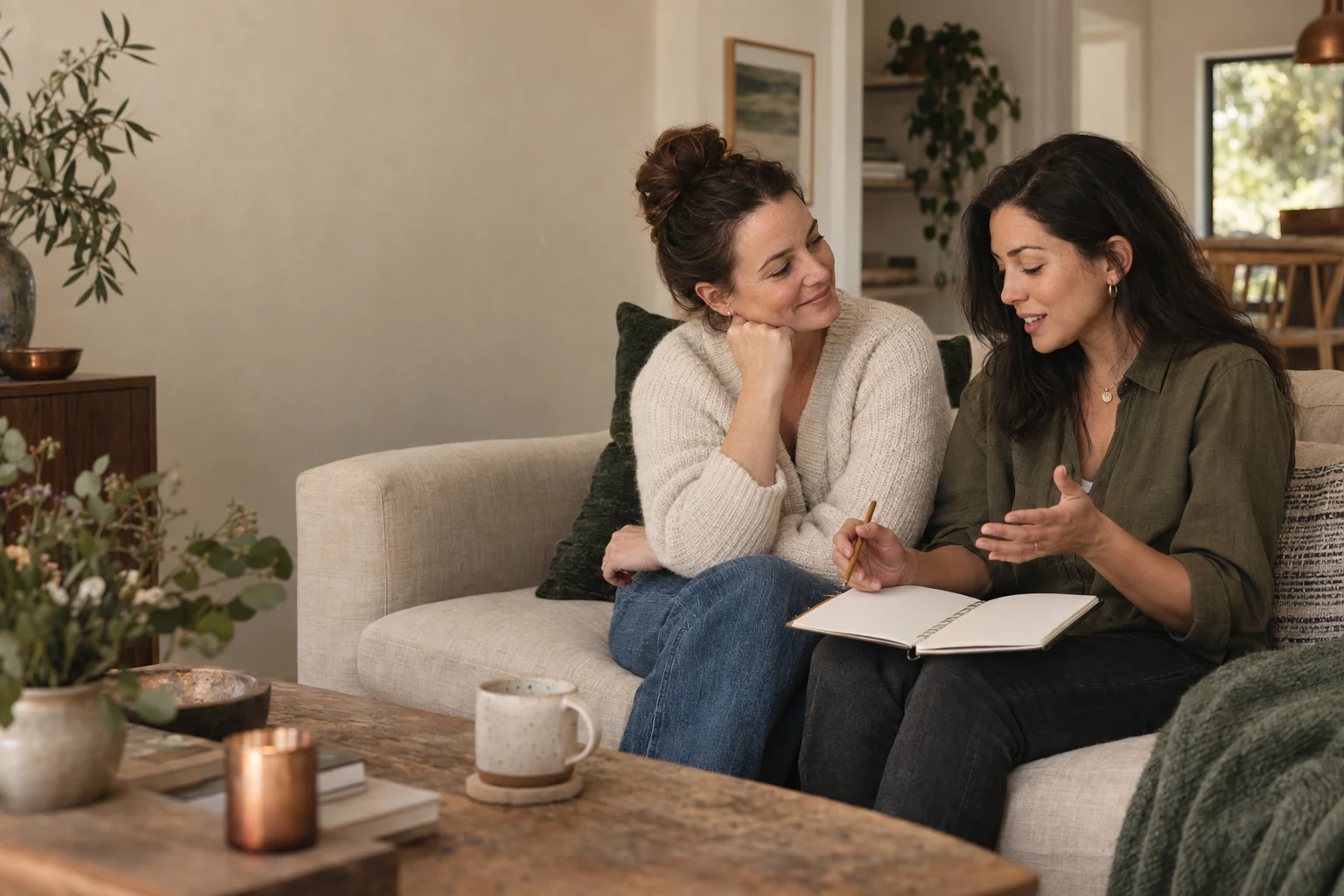 Two women exploring an inclusive family-building path