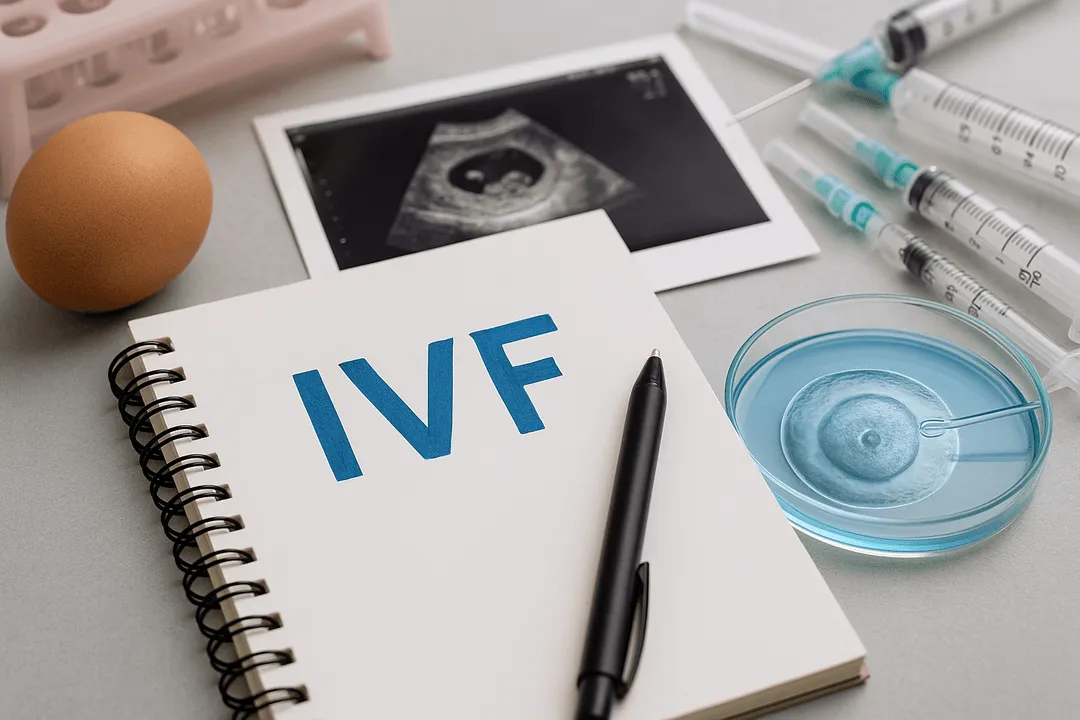 Egg donation and IVF educational image