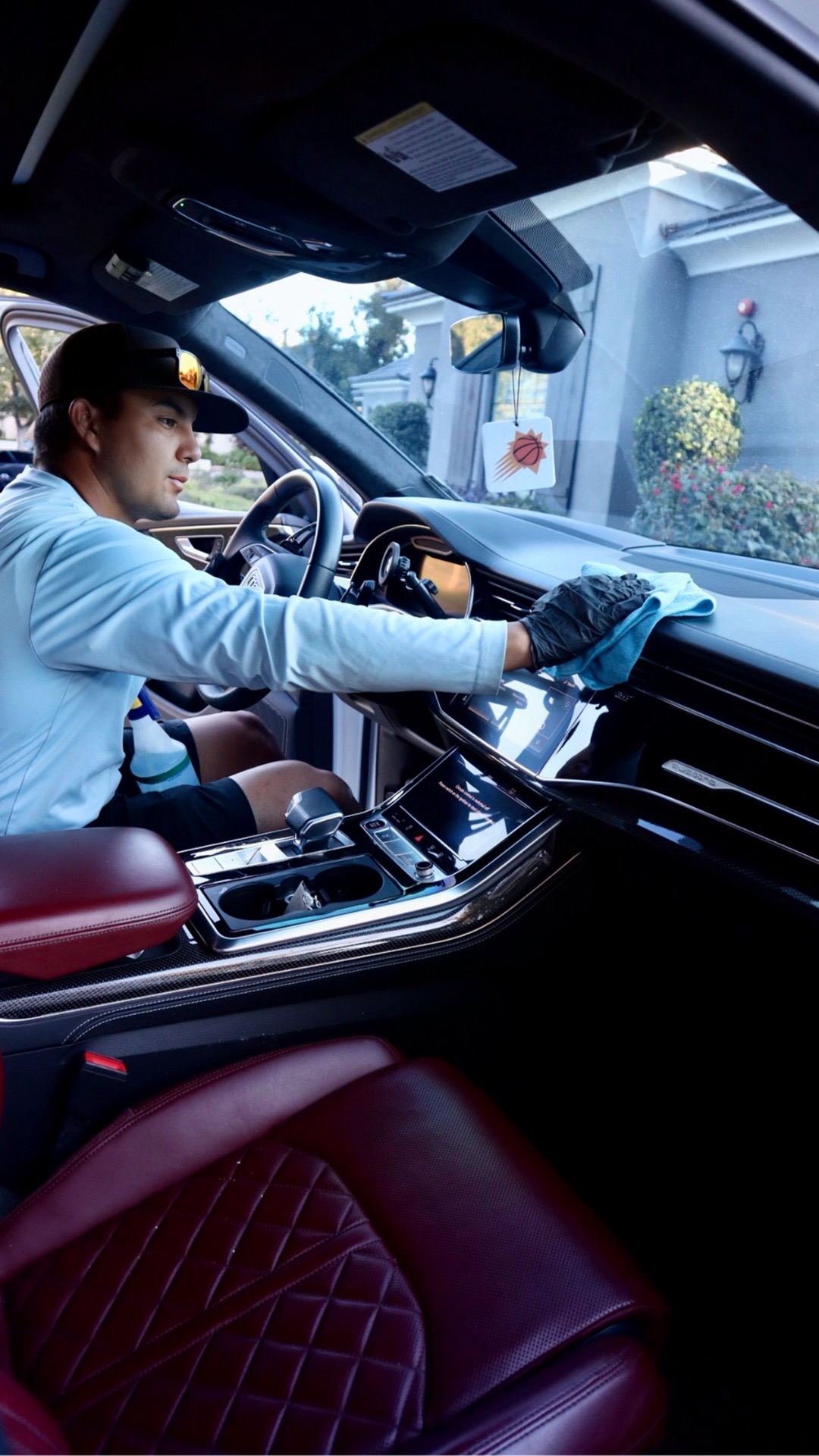Bodega Details technician cleaning a vehicle interior