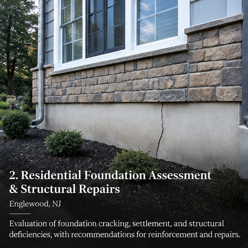 Concept: residential foundation assessment and structural repairs