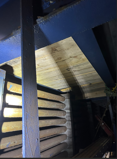 Shielding protecting existing duct bank