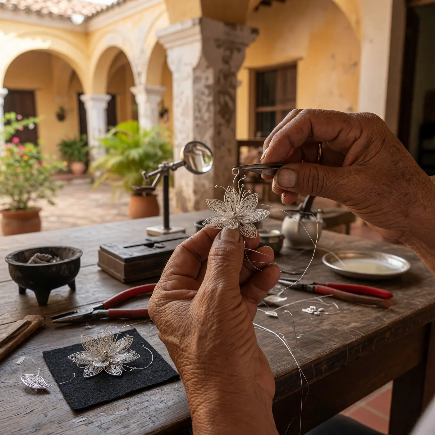 Mompox Colombia filigree artisan