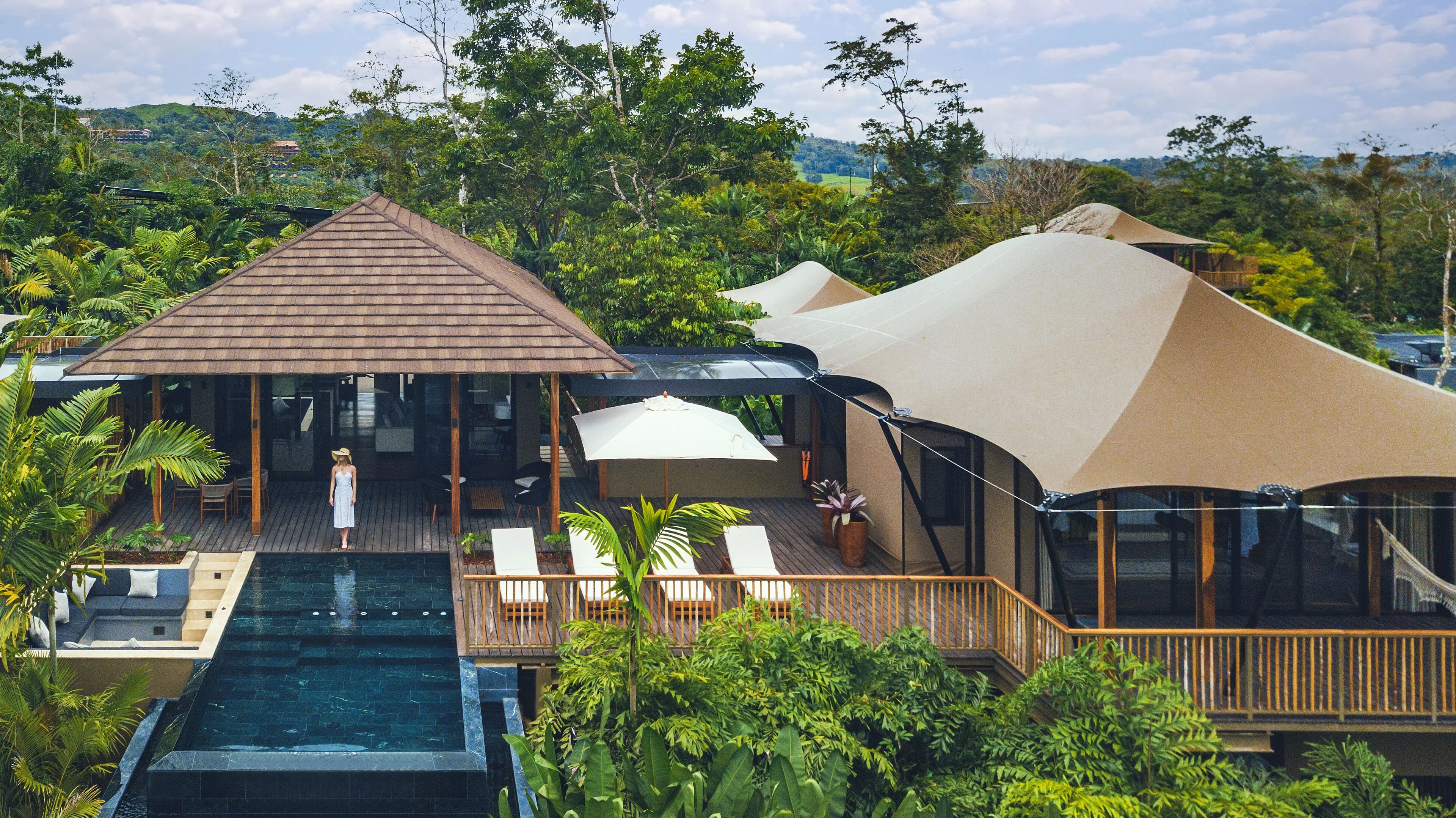 Nayara Tented Camp La Fortuna Arenal Costa Rica plunge pool