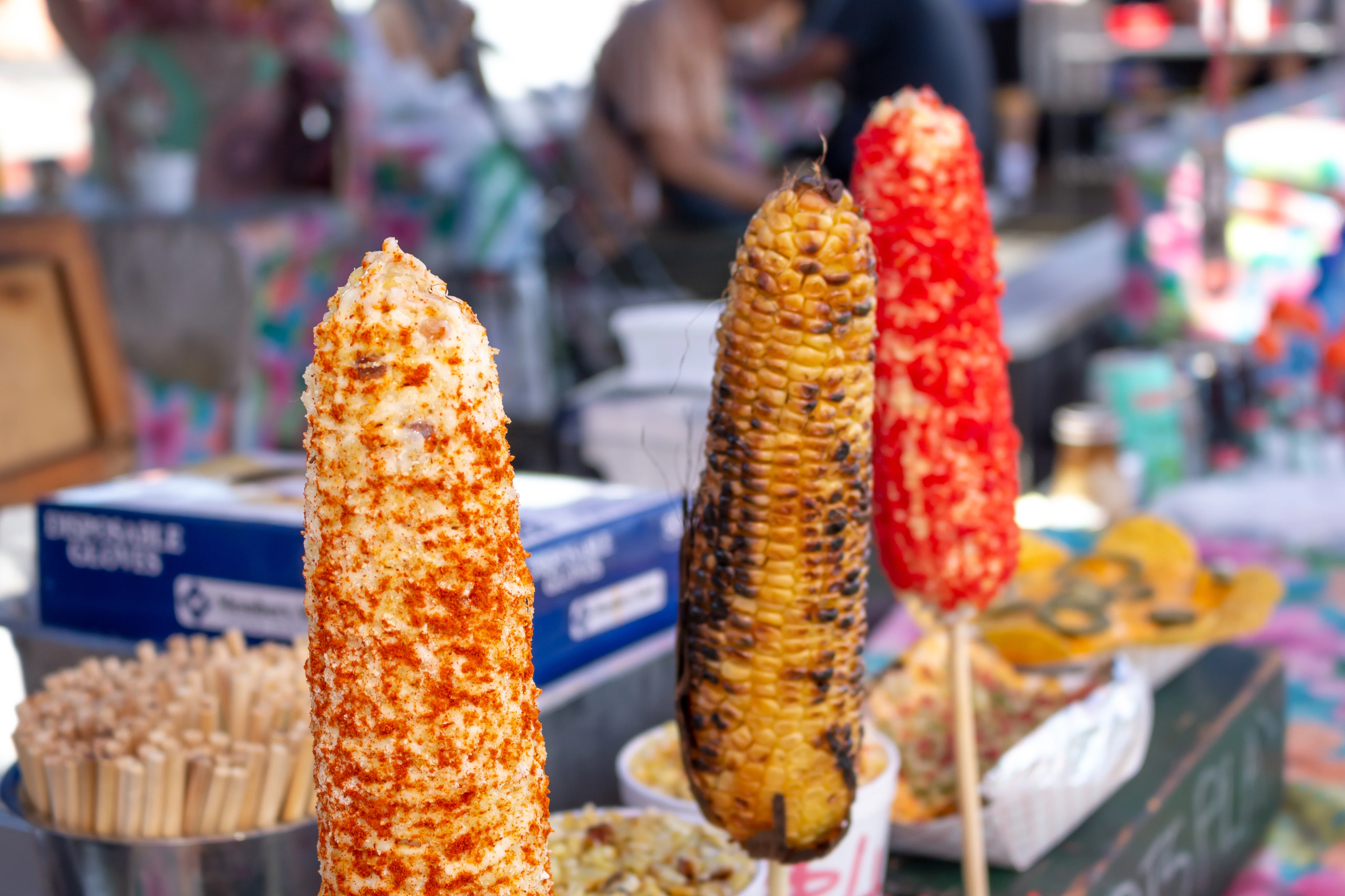 Mexico City street corn