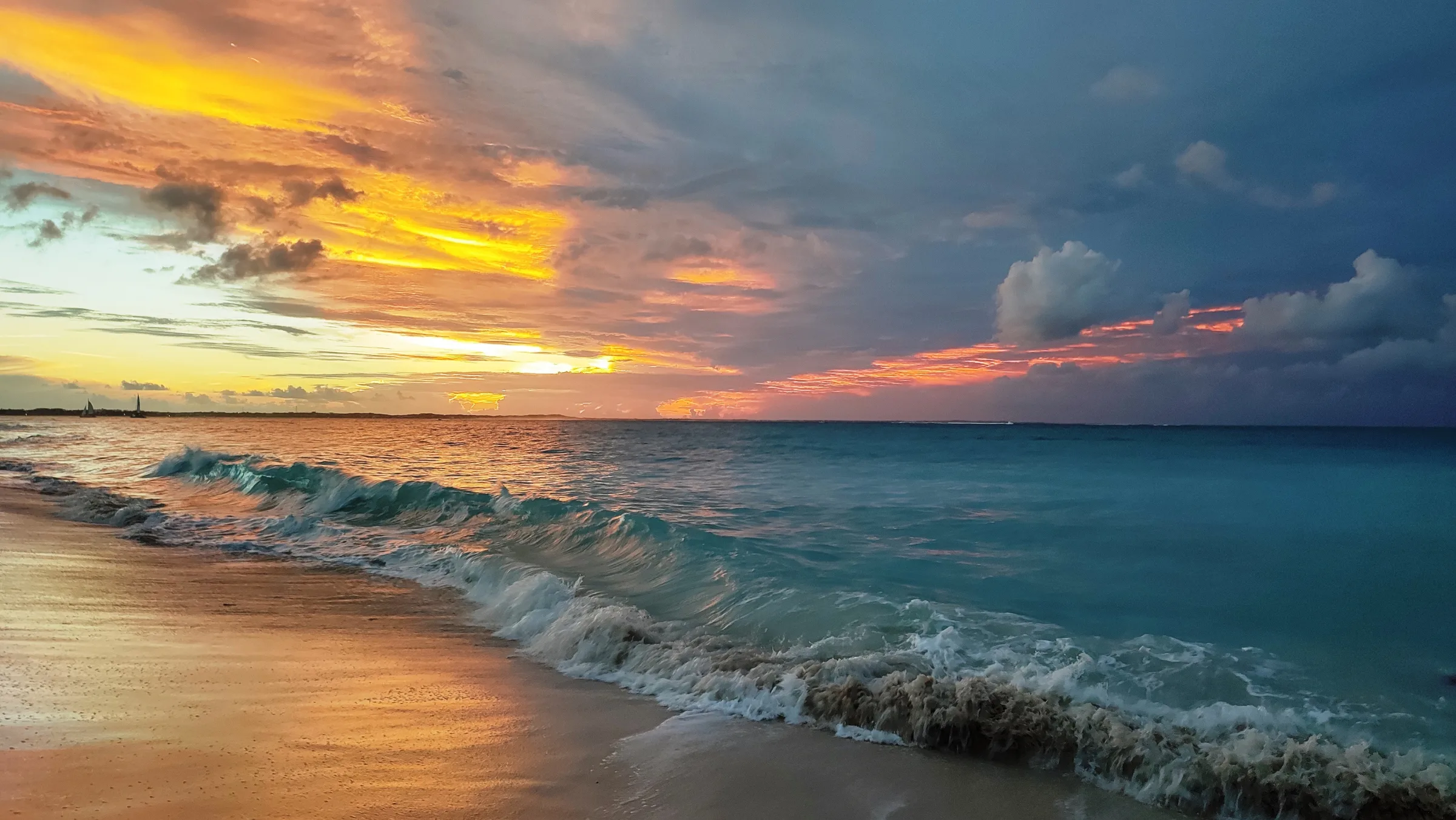 Sunset at Grace Bay, Turks and Caicos