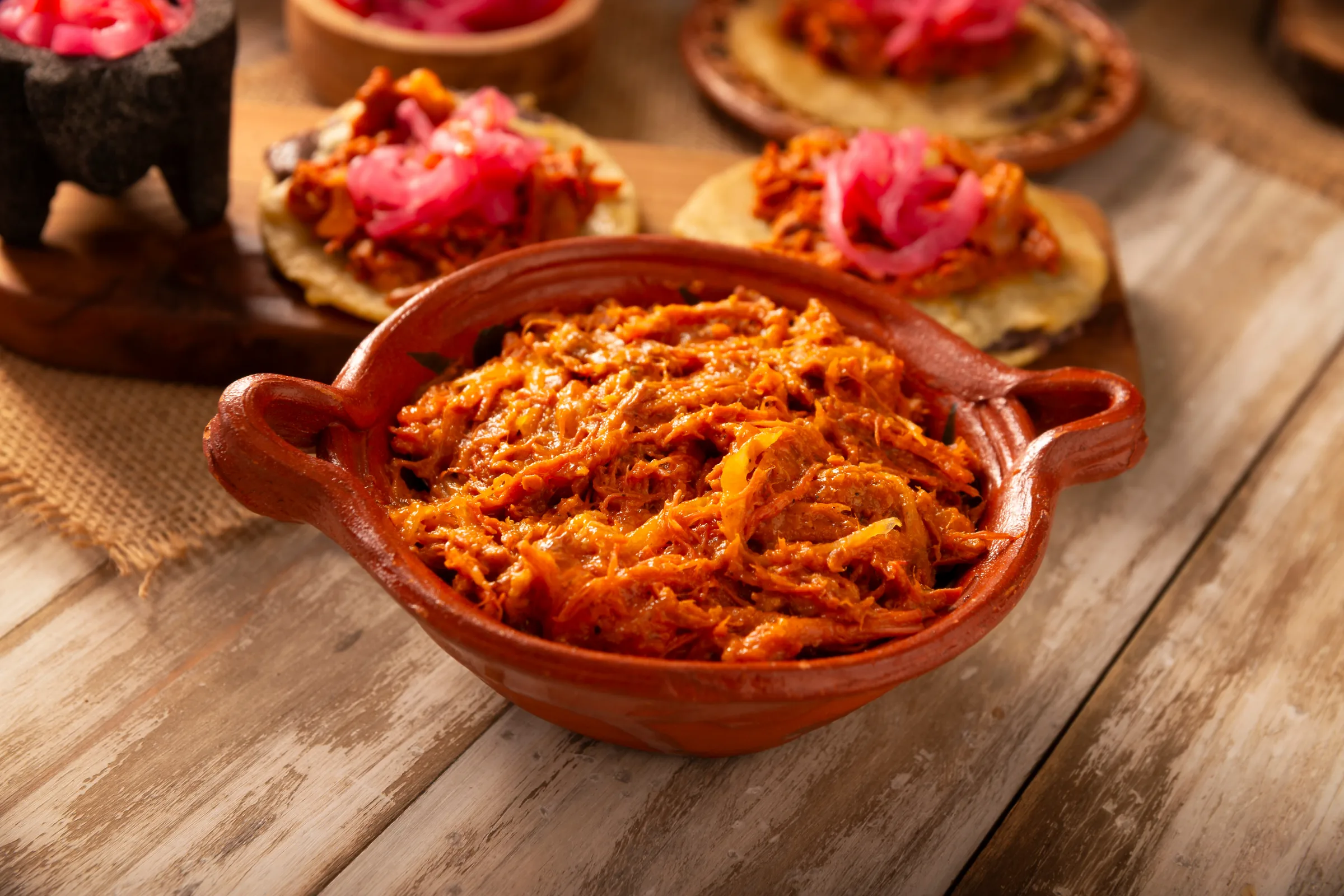 Cochinita pibil, the slow-cooked pork dish of Mérida, Yucatán