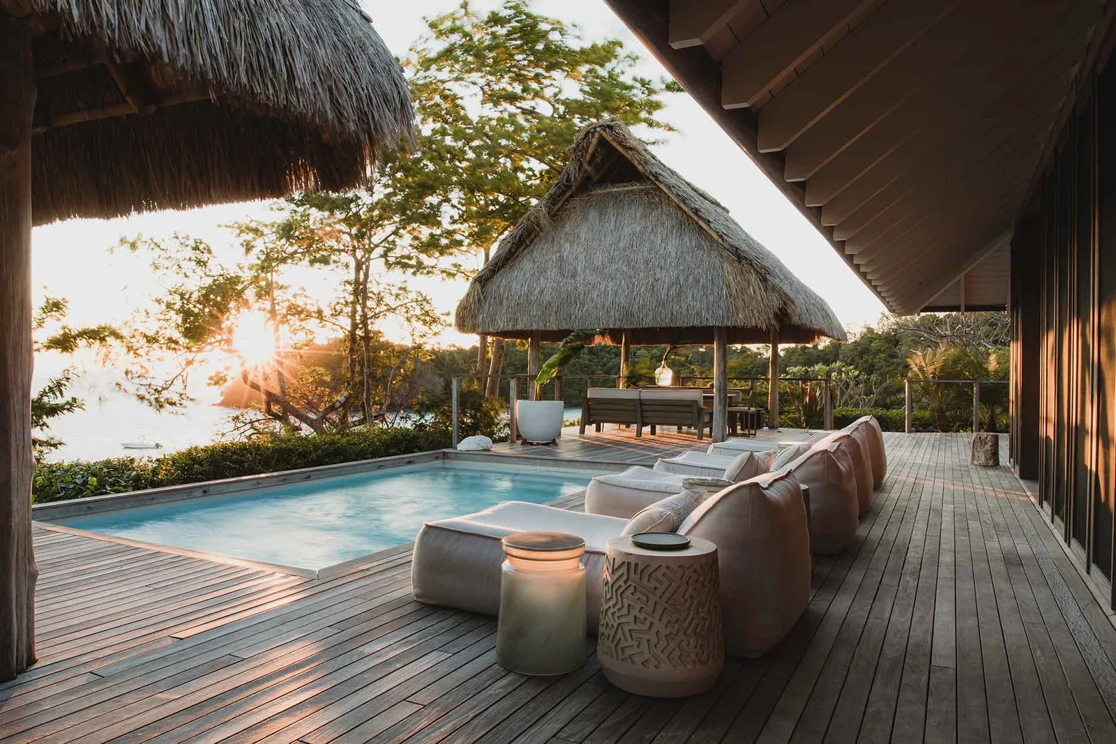 Islas Secas Panama luxury villa pool