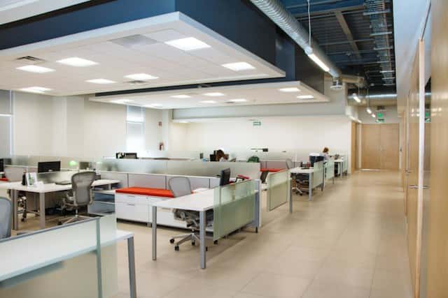 Office tenant improvement finish out.