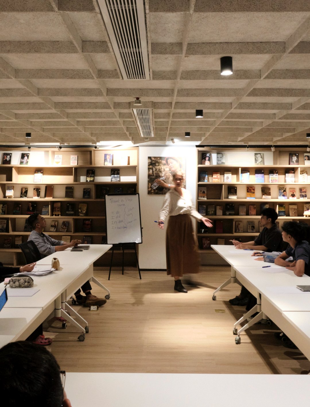 Our “lecture halls” can be used for larger meetings or even a class.