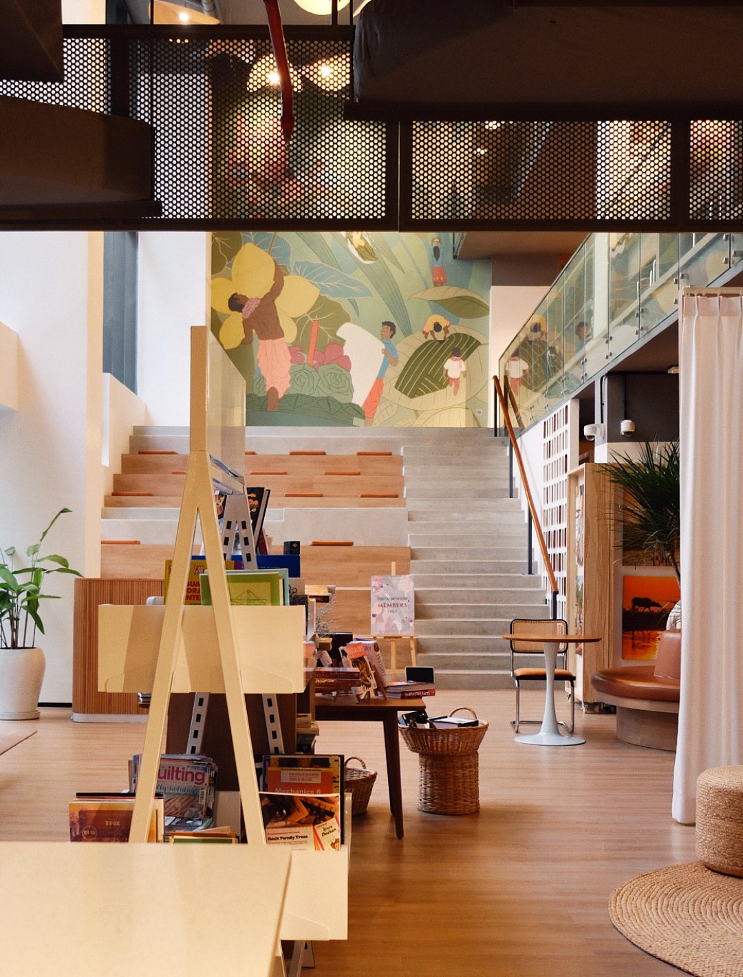 Check out out mural painted by local artists!