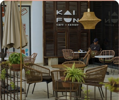 Kaifun café and eatery at Rose Apple Square
