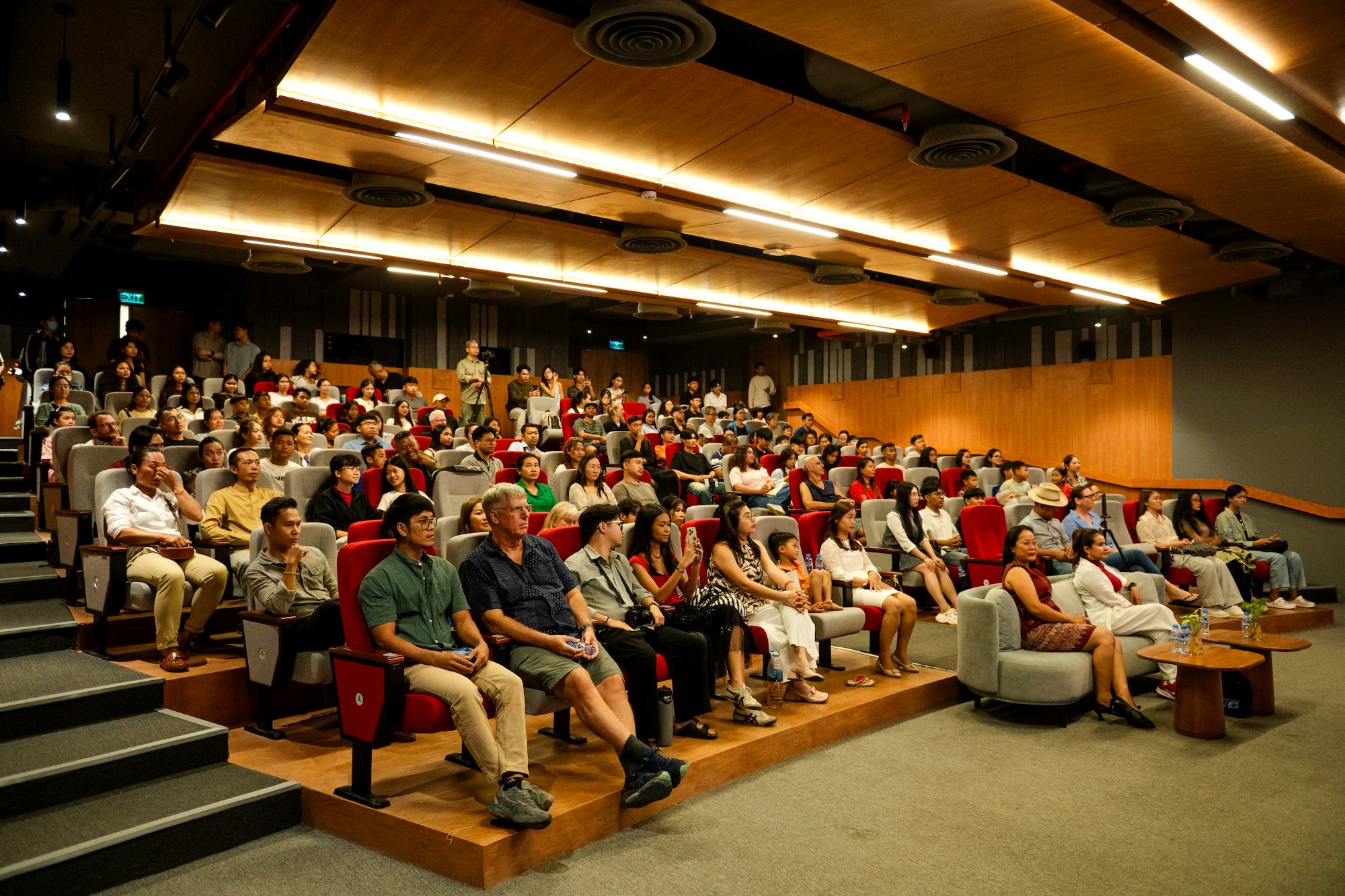 A full house in the Commune auditorium during an event
