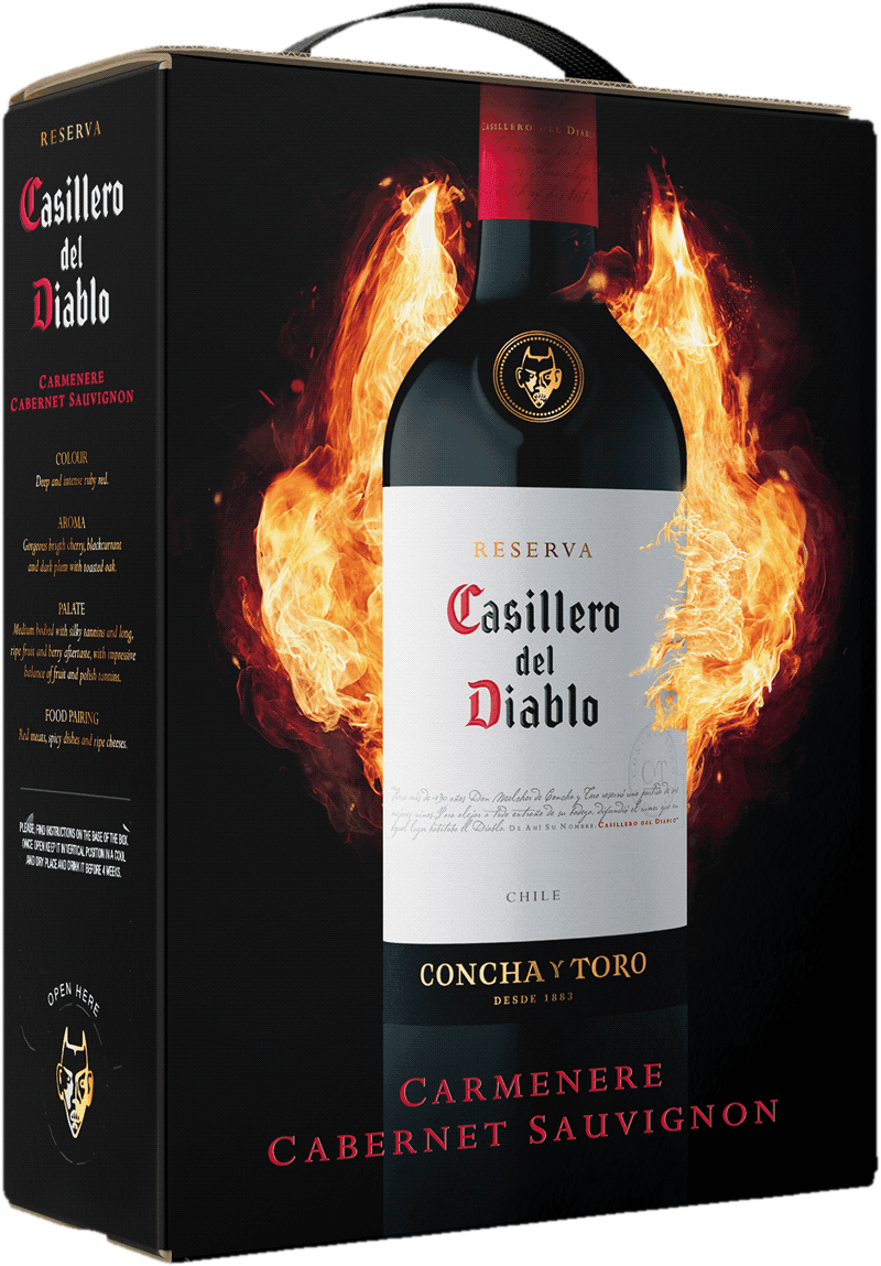 Casillero del Diablo Reserva Carmenère Cabernet Sauvignon, 3 liter bag-in-box