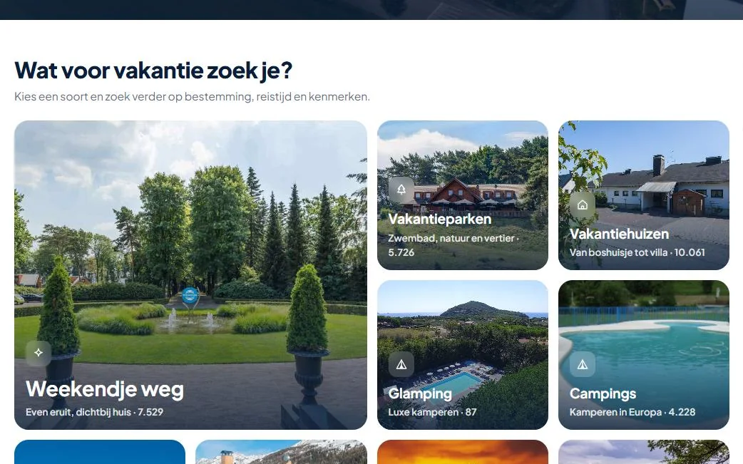 Wat voor vakantie zoek je?