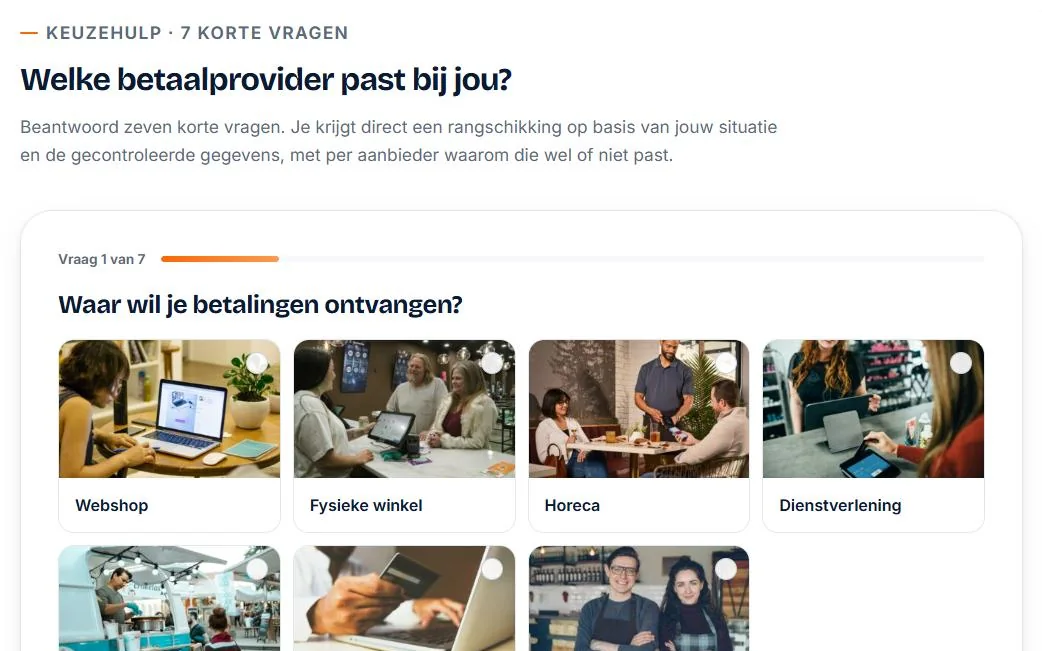 Keuzehulp in zeven korte vragen