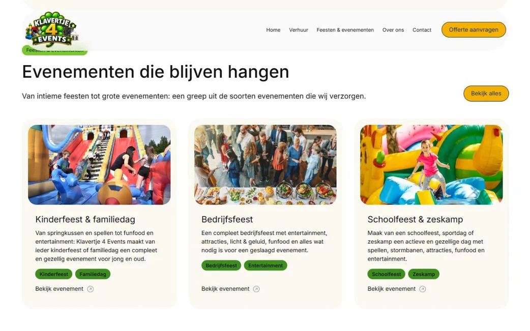 Alles voor jouw evenement onder één dak