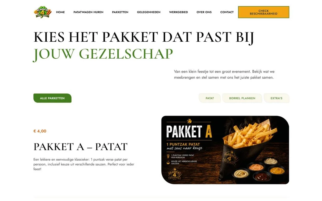 Patat & snacks op jouw locatie