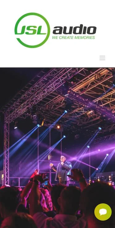 JSL Audio – website op mobiel
