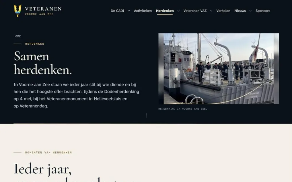 Samen herdenken: Dodenherdenking, het Veteranenmonument en Veteranendag
