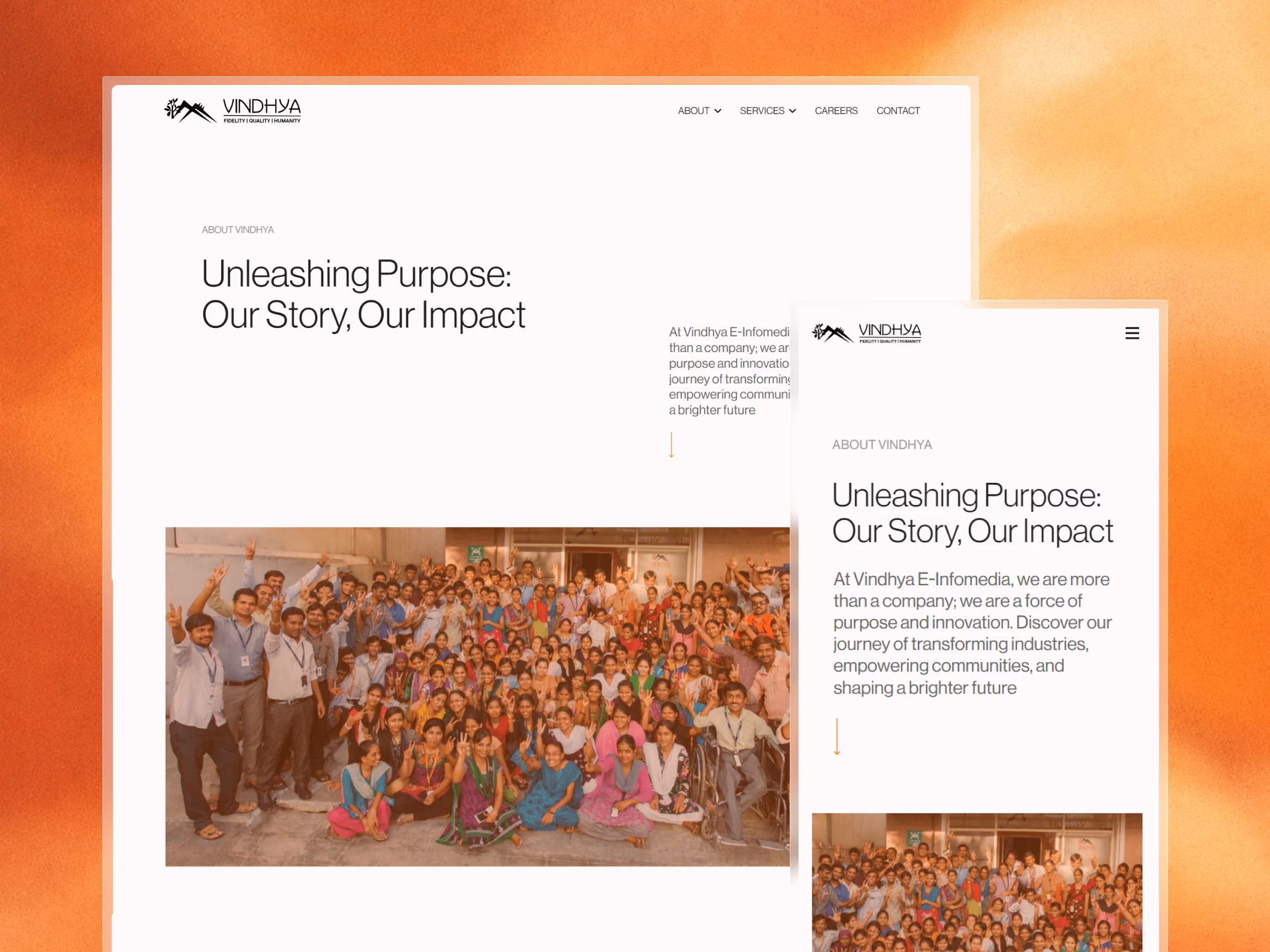 Catalyst Creative - Vindhya Infomedia Website Design