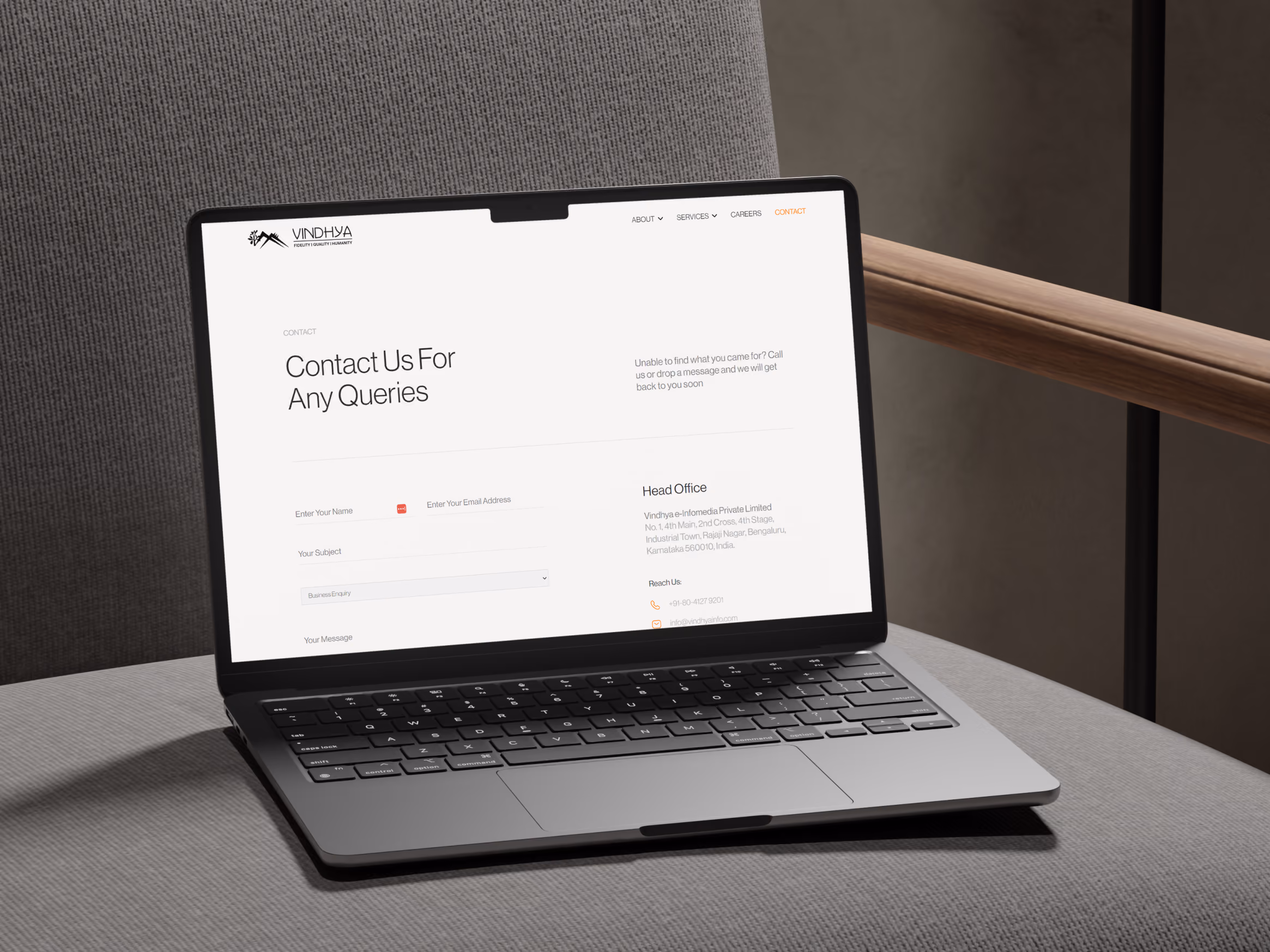Catalyst Creative - Vindhya Infomedia Website Design