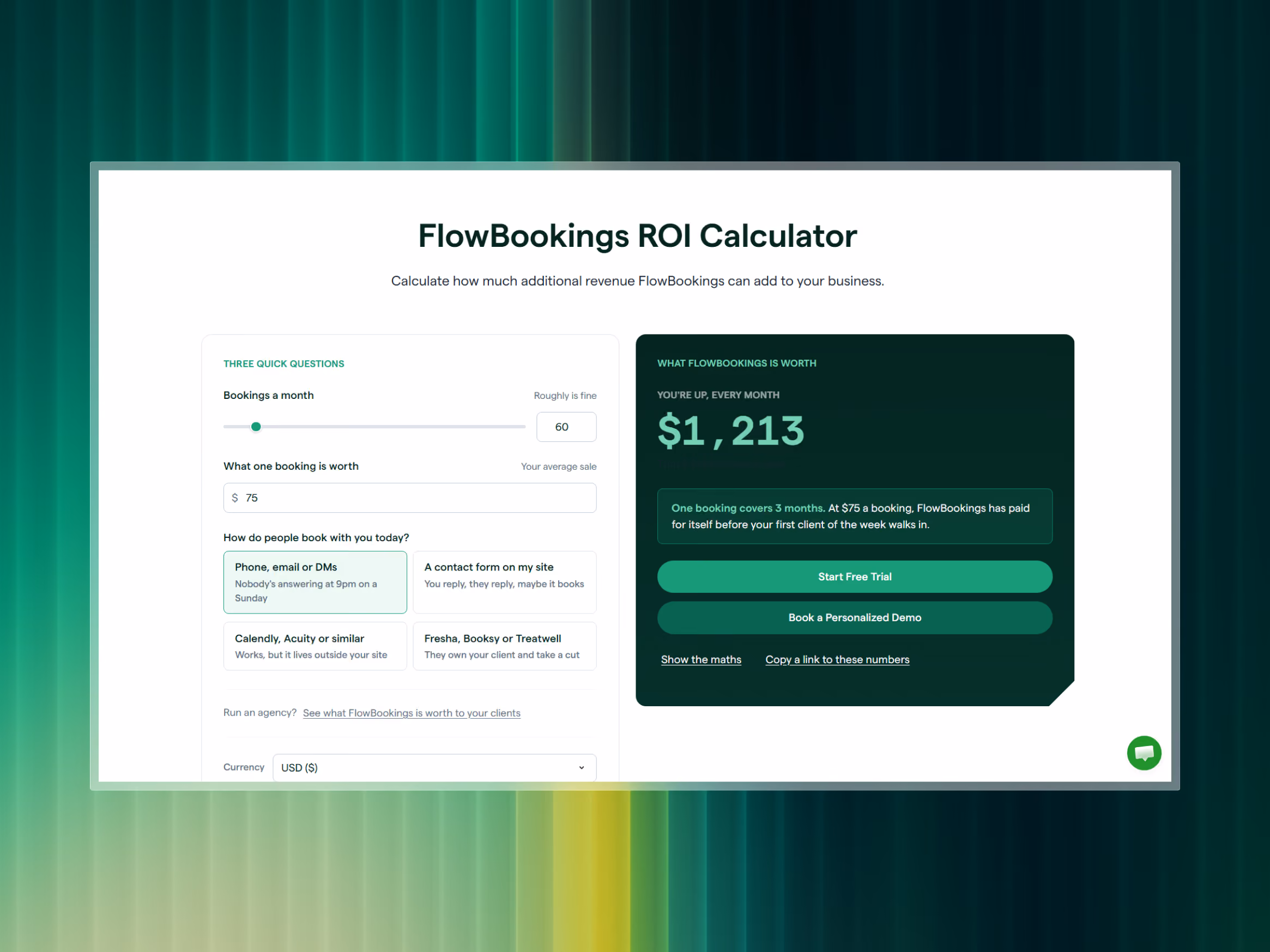 Catalyst Creative - FlowBookings Website Design