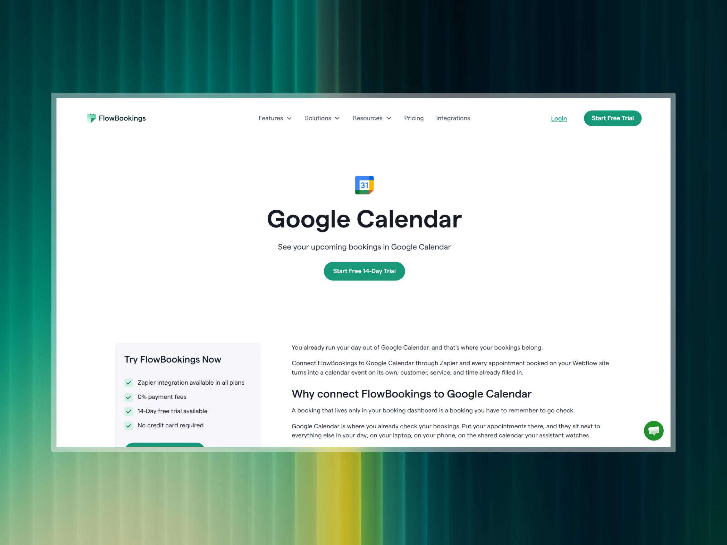 Catalyst Creative - FlowBookings Website Design