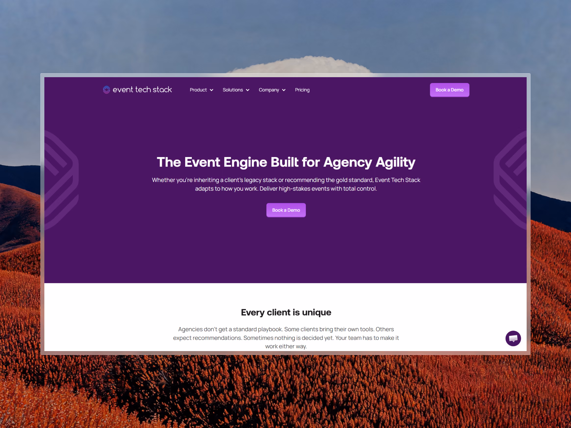 Catalyst Creative - Event Tech Stack Website Design