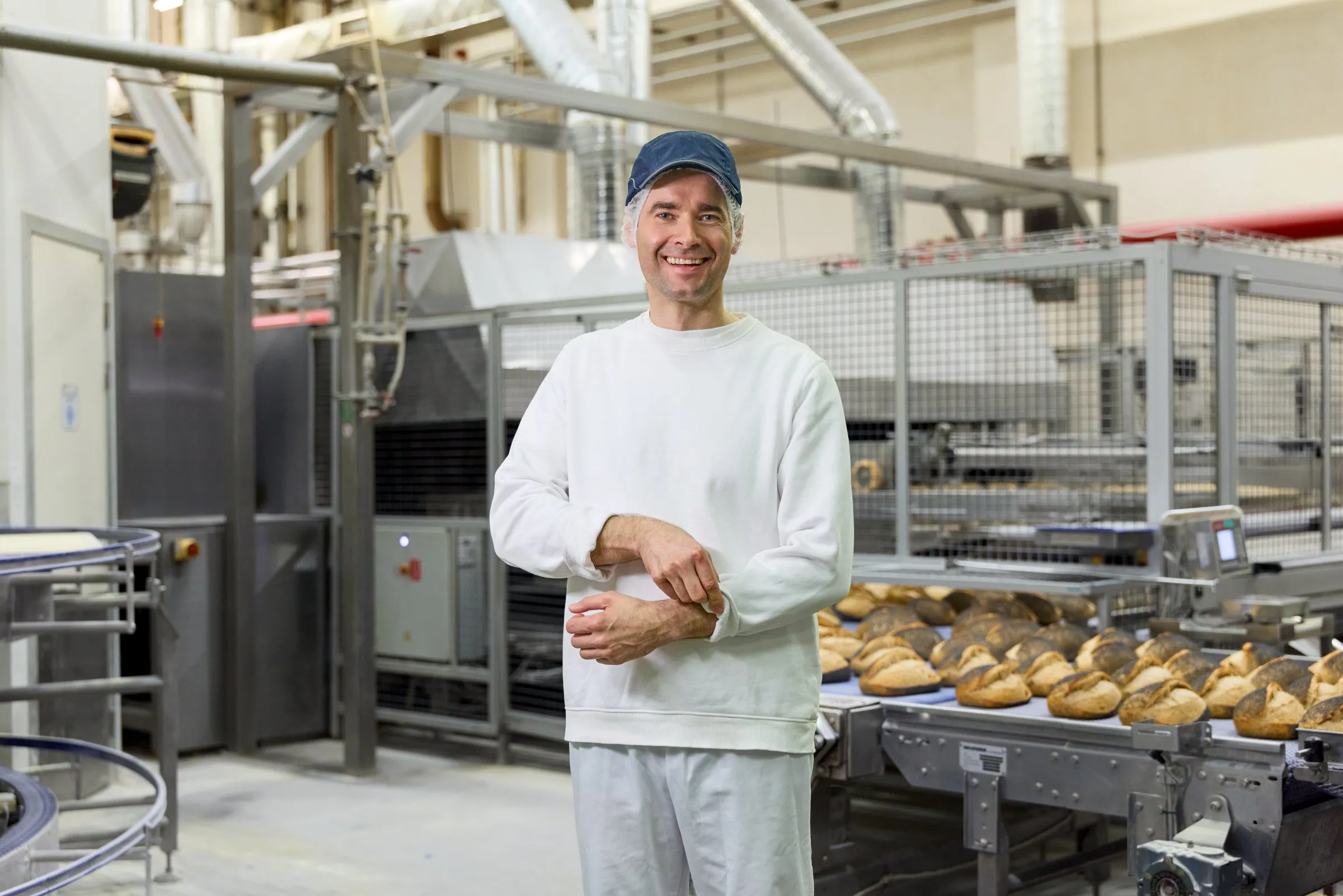 Keyvisual La Lorraine Polen: medewerker in de productiehal