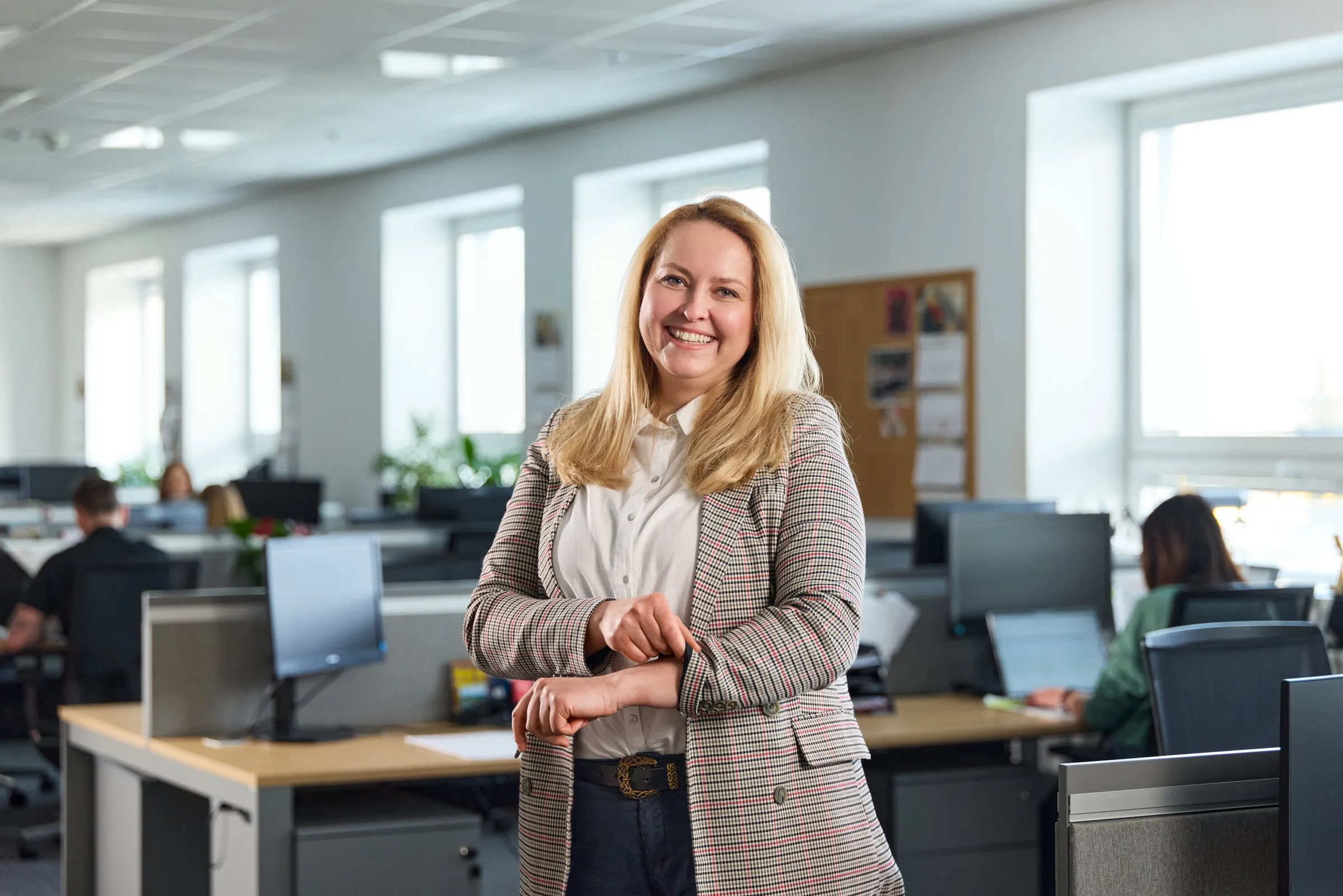 Keyvisual La Lorraine Polen: medewerker in het kantoor