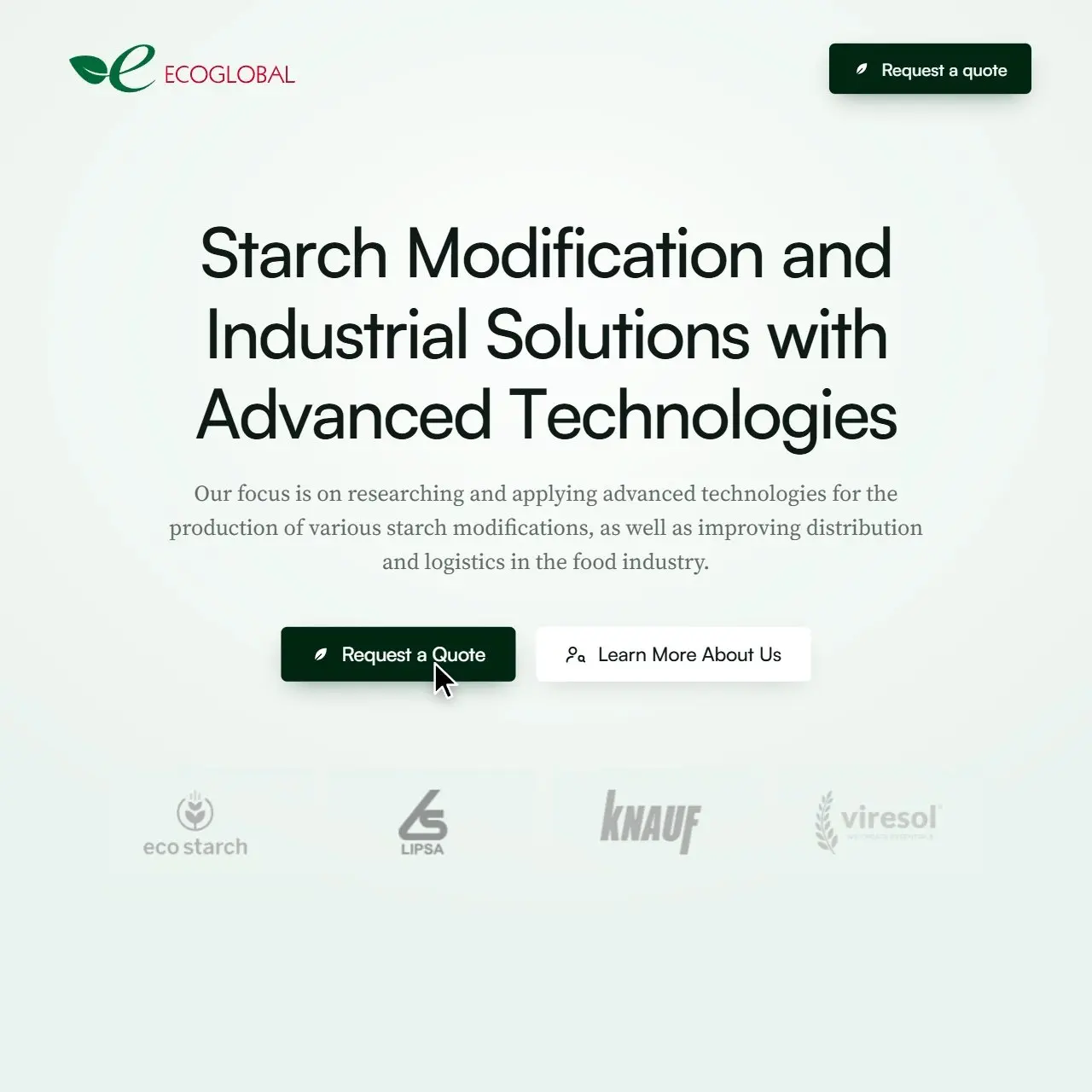 EcoglobalBTD homepage