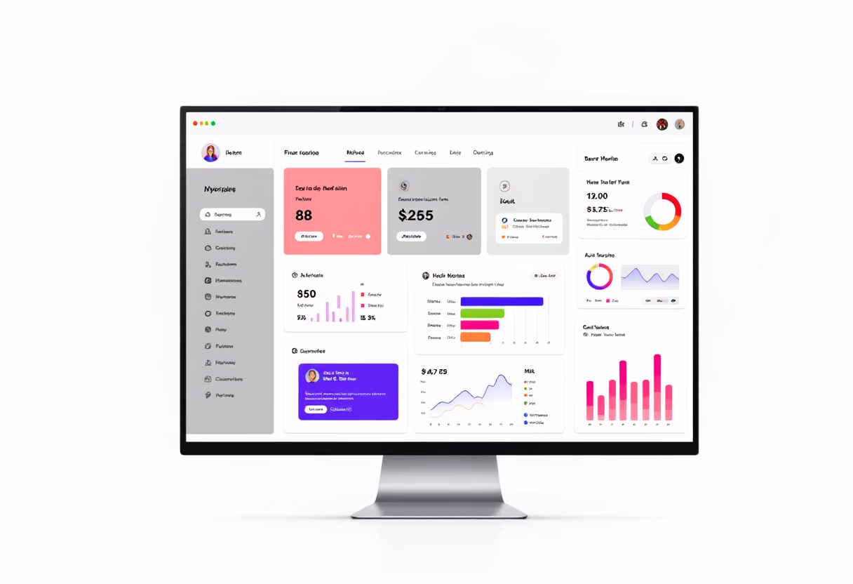 screenshot of core features (for a b2b saas)