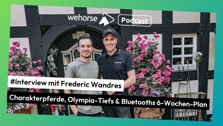 #Interview mit Dressurreiter Frederic Wandres: Charakterpferde, Olympia-Tiefs & Bluetooths 6-Wochen-Plan