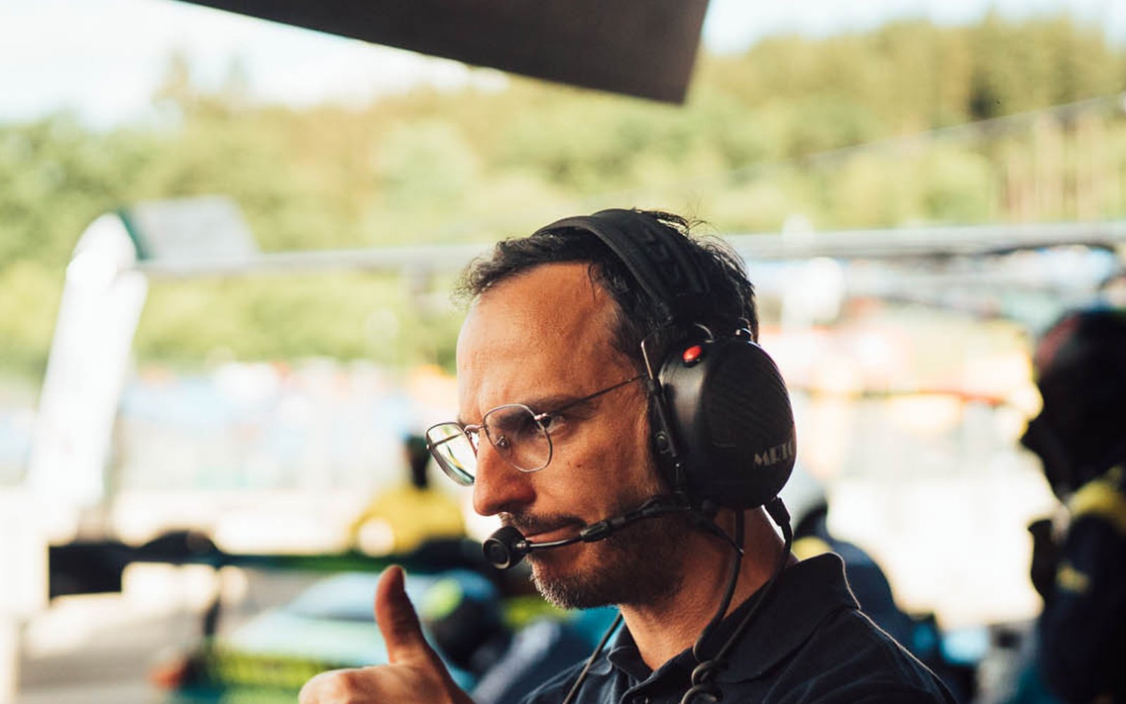 Race engineer on the pit wall during a Champion shoot by Majortale
