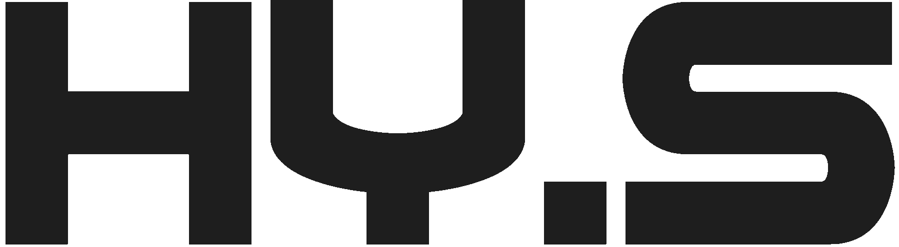 Logo with the letters H, Y, L, and S in a bold, modern black font on a transparent background.