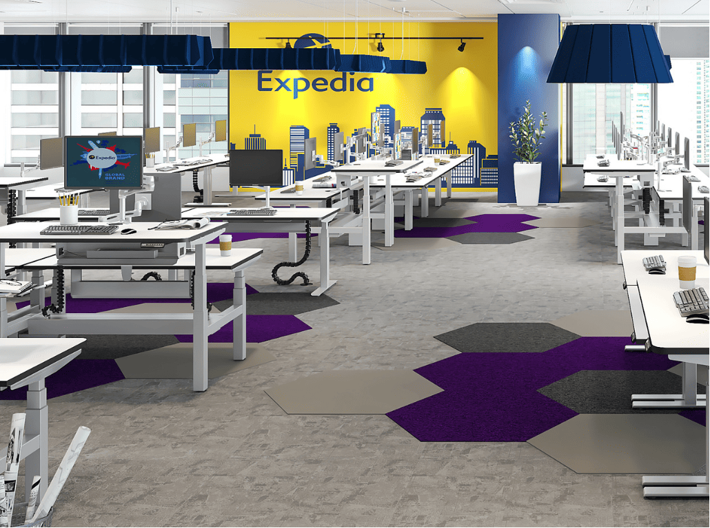 Rendered environment illustrating a proposed project solution.