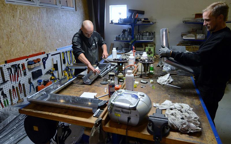 Rødding Bliks værksted