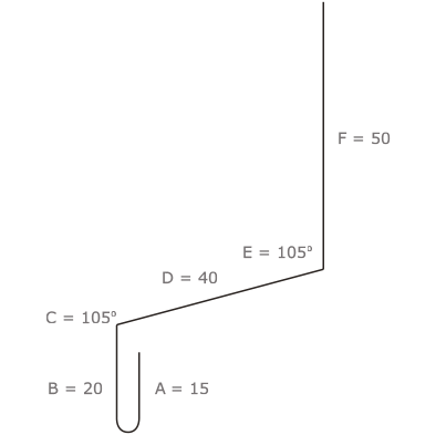 Tegning af z-profil