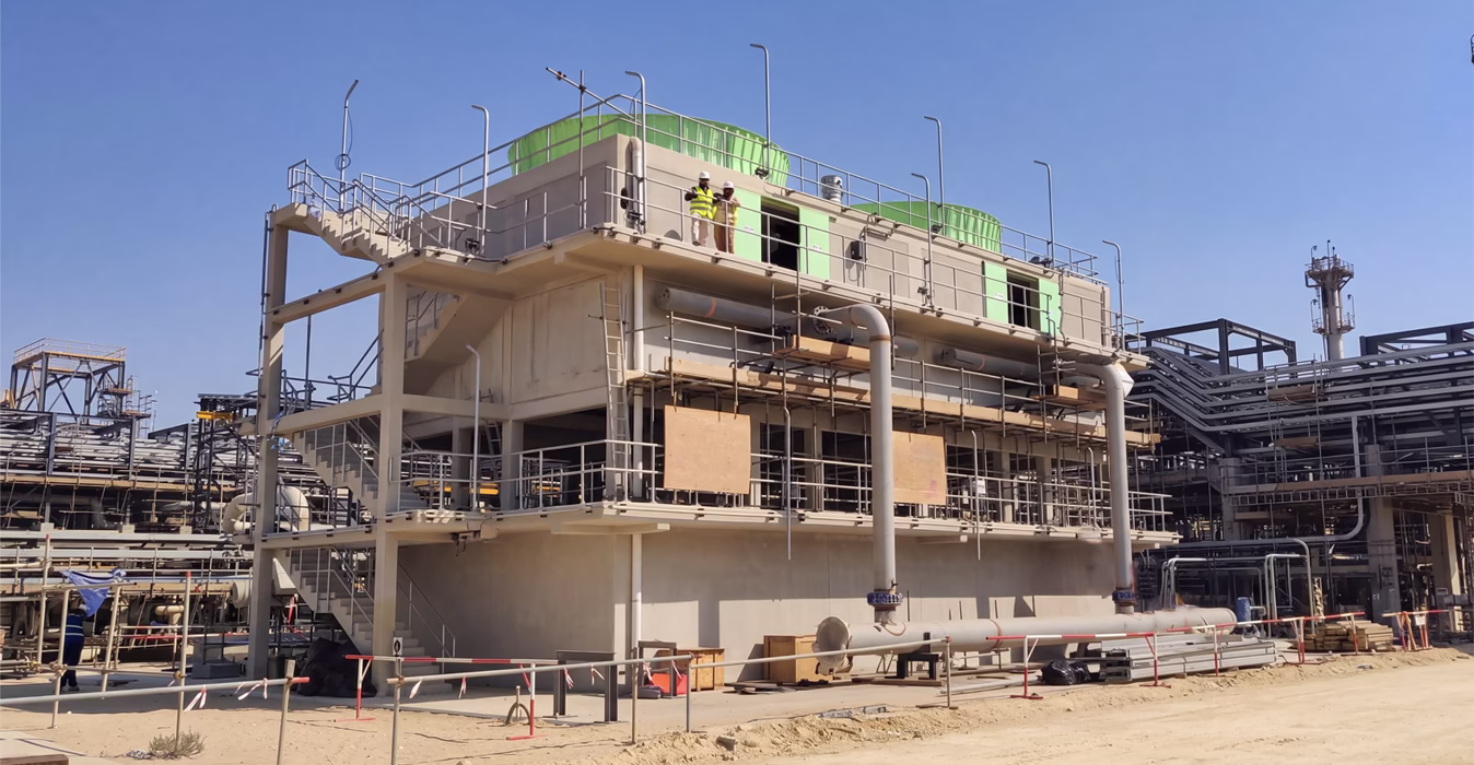 RCC Cooling Towers installed in UAE by Himgiri Cooling Towers