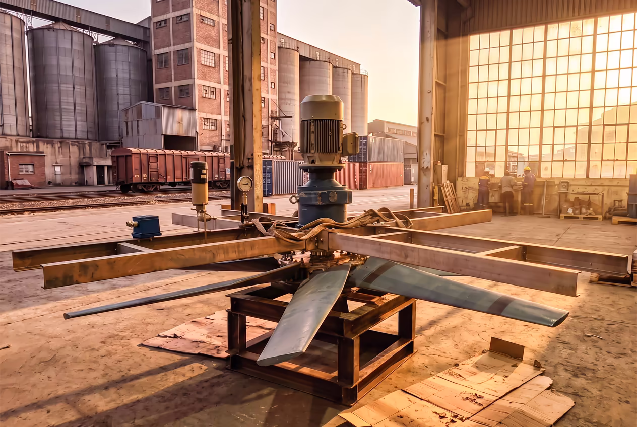 Solid Cooling Tower industrial fan made by Himgiri Cooling Towers